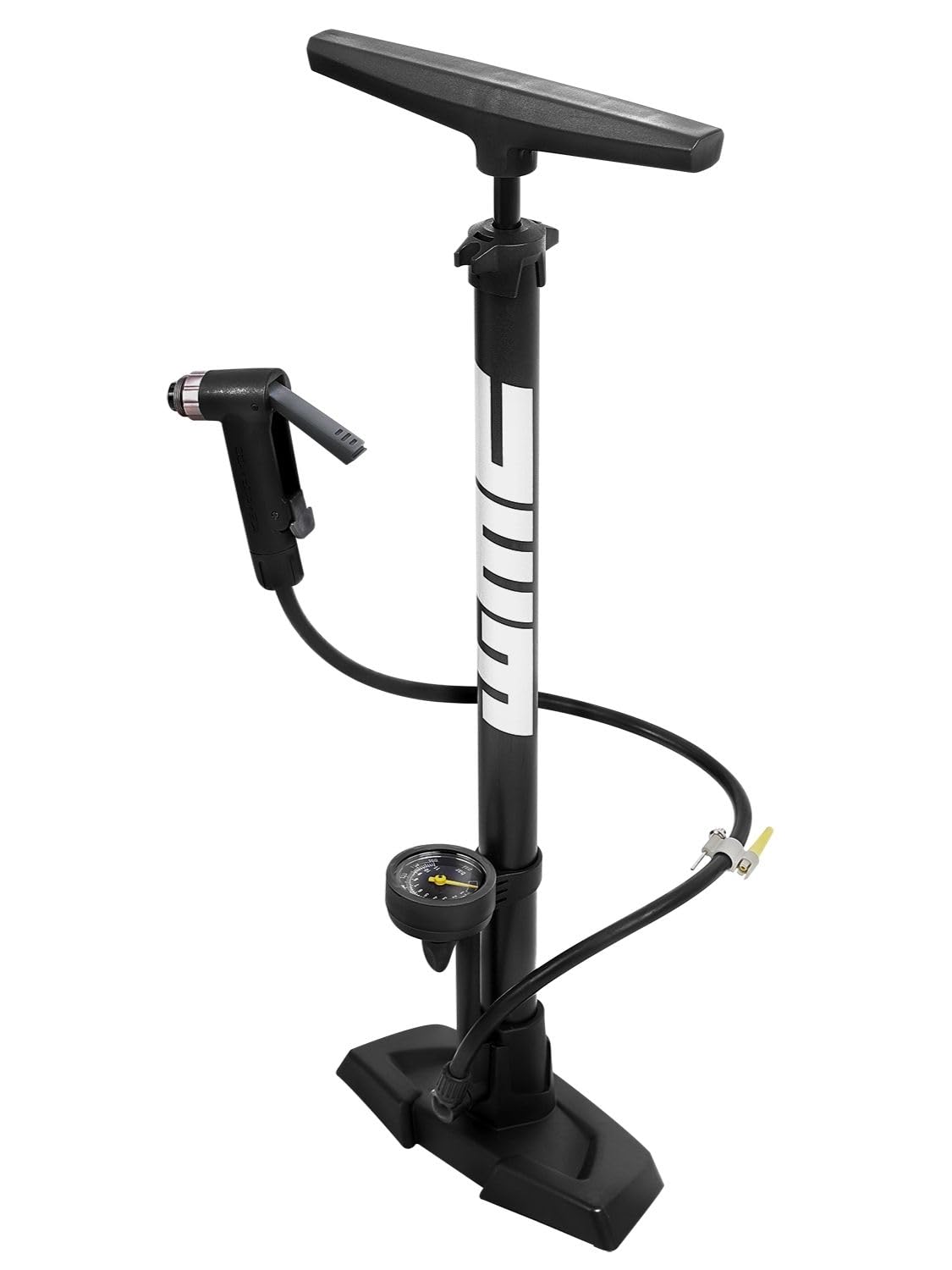 Amazon | PWT 自転車 空気入れ ゲージ付き 全バルブ対応 フロアポンプ